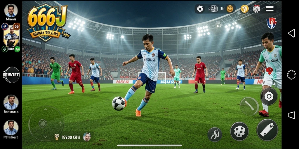 Gameplay seru dalam 666J dengan aksi pemain yang dinamis.