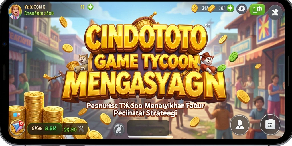 Screenshot utama CINDOTOTO menampilkan gameplay Tycoon yang seru.