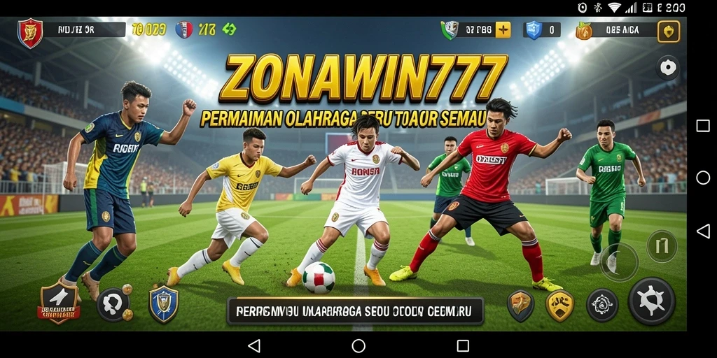 Tampilan gameplay menarik dari ZONAWIN777 dalam aksi olahraga.